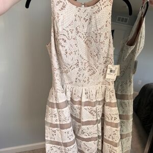 White Sleeveless Mini Cocktail Dress